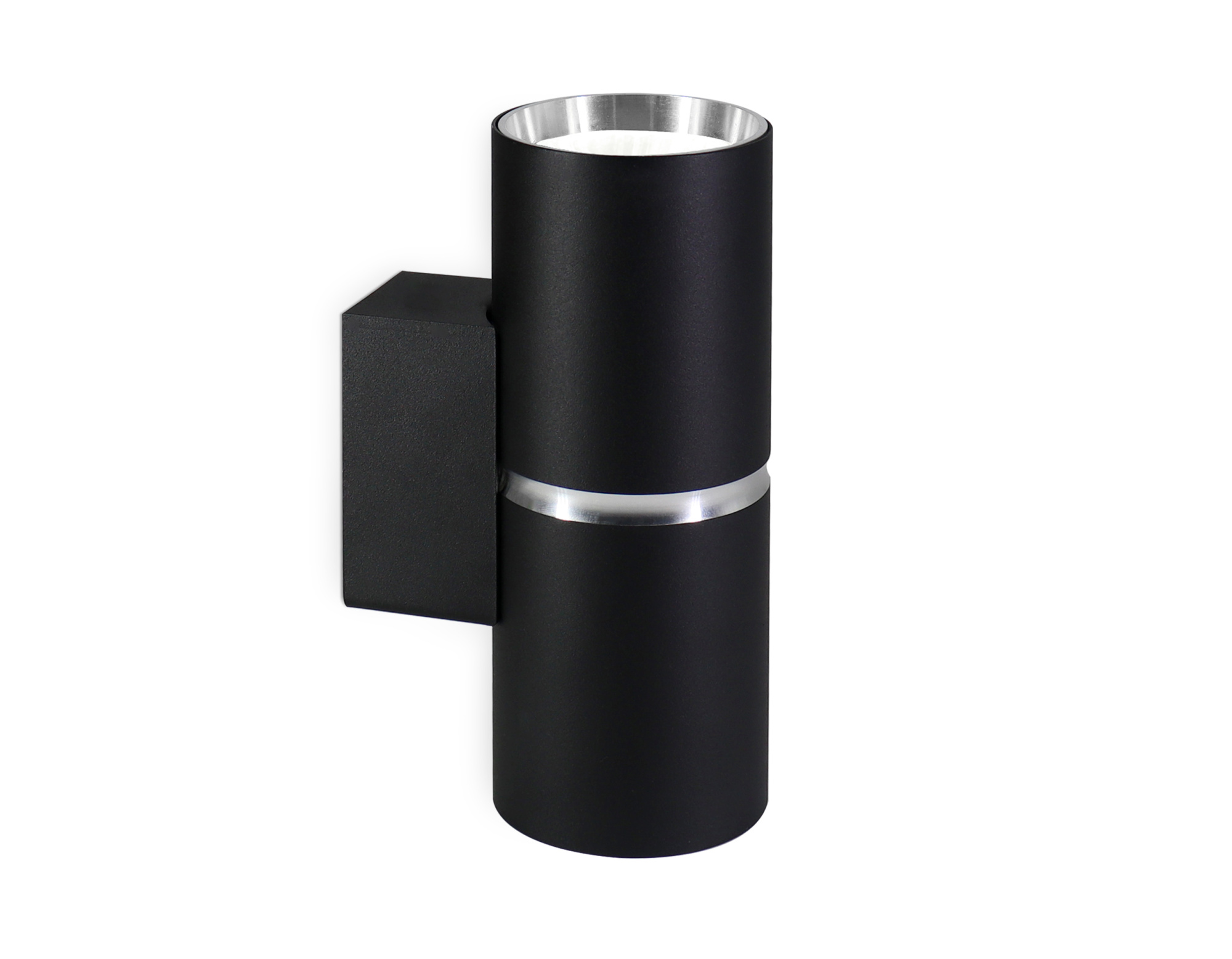 Настенный светильник FW2477/2 BK/CH черный/хром GU10/2 max 12W 145*55*80